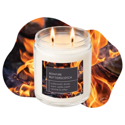 Bonefire Butterscotch<br> Signature 2-wick Candle