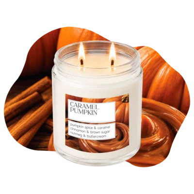Caramel Pumpkin<br> Signature 2-wick Candle