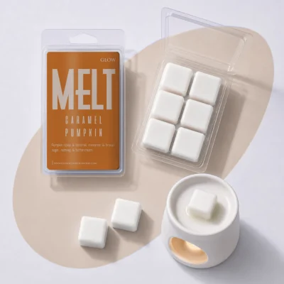 Caramel Pumpkin <br> Large Wax Melts 6 cubes