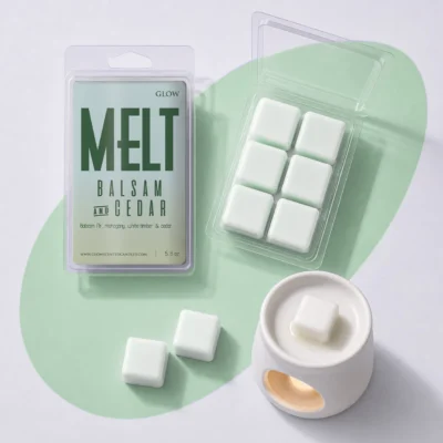 Balsam and Cedar<br> Large Wax Melts 6 cubes