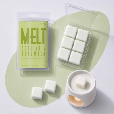 Cool as a Cucumber <br> Large Wax Melts 6 cubes