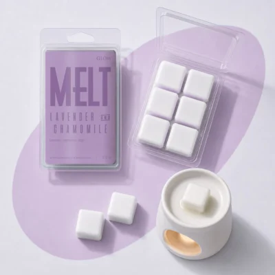 Lavender and Chamomile Large Wax Melts 6 cubes