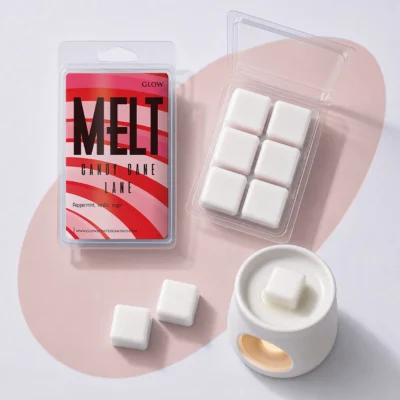 Candy Cane Lane  <br> Large Wax Melts 6 cubes